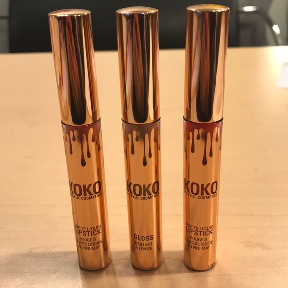 Kylie Cosmetics Other - KYLIE COSMETICS NEW KOKO COLLECTION 3 LIPSTICKS